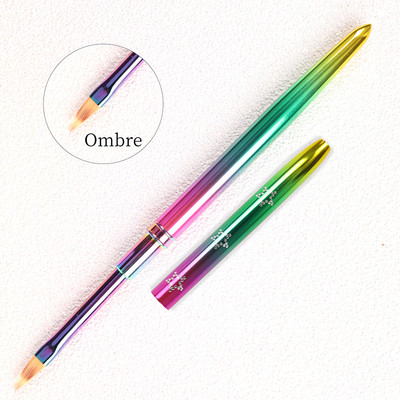 BQAN šarena četkica za nokte Gel četkica za manikuru Akrilna UV gel olovka za proširenje za lakiranje noktiju Kist za crtanje Alati za boje