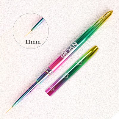 BQAN šarena četkica za nokte Gel četkica za manikuru Akrilna UV gel olovka za proširenje za lakiranje noktiju Kist za crtanje Alati za boje