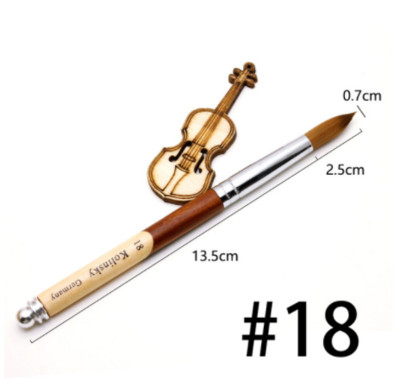 Potrepštine i alati za salone za nokte Legura aluminija Kolinsky Akrilne četke za nokte Alat za uređenje noktiju Set kistova za lak za nokte Olovka za slikanje