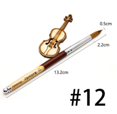 Potrepštine i alati za salone za nokte Legura aluminija Kolinsky Akrilne četke za nokte Alat za uređenje noktiju Set kistova za lak za nokte Olovka za slikanje