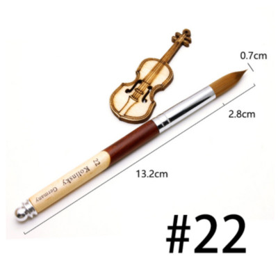 Potrepštine i alati za salone za nokte Legura aluminija Kolinsky Akrilne četke za nokte Alat za uređenje noktiju Set kistova za lak za nokte Olovka za slikanje