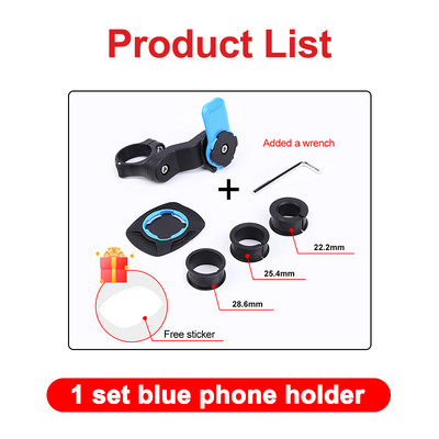 Nosač za telefon za MTB bicikl, skuter, motocikl, navigaciju, držač za bicikl, rotirajući za 360° za Xiaomi iPhone, sigurnosni nosač za bravu