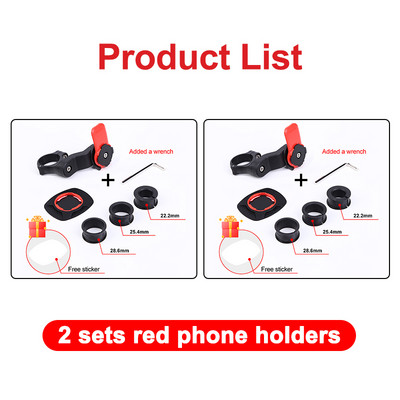 Nosač za telefon za MTB bicikl, skuter, motocikl, navigaciju, držač za bicikl, rotirajući za 360° za Xiaomi iPhone, sigurnosni nosač za bravu