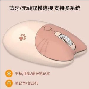 2.4G bežični optički miš Slatka mačka Crtić Mute Računalni miš Ergonomski mini 3D uredski miš za djevojčicu Poklon PC prijenosno računalo