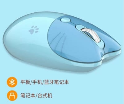 2.4G bežični optički miš Slatka mačka Crtić Mute Računalni miš Ergonomski mini 3D uredski miš za djevojčicu Poklon PC prijenosno računalo