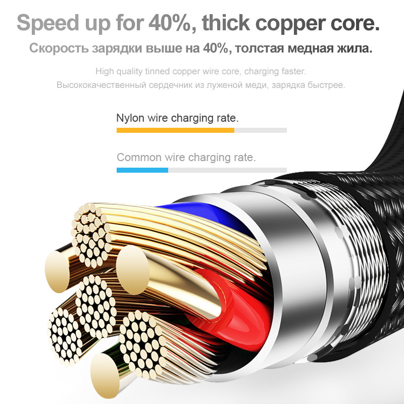 Nabíjací kábel HOCO 3v1 USB pre iPhone 11 Pro X 5 6 7 8 Android Micro USB kábel typu C pre Samsung Xiaomi telefón USB dátový kábel