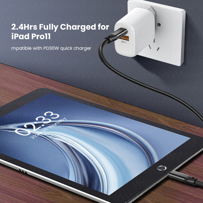 Cablu USB 3.2 tip C la USB C Gen2 PD 100W USB-C la USB C Cablu de încărcare Cablu de nailon Cablu pentru Samsung S9 S8 Macbook Pro