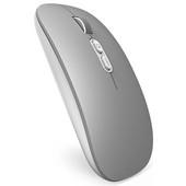 Mouse fără fir reîncărcabil, ergonomic, portabil, silențios, mouse 2.4G, pentru laptop, Android, Windows Mac