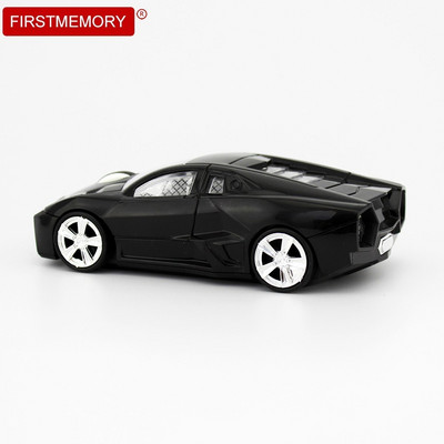 Безжична мишка 3D Sport Car Shape Optical Computer Mause 2.4Ghz 1600DPI Мини автомобилни мишки с USB приемник за лаптоп PC Desktop