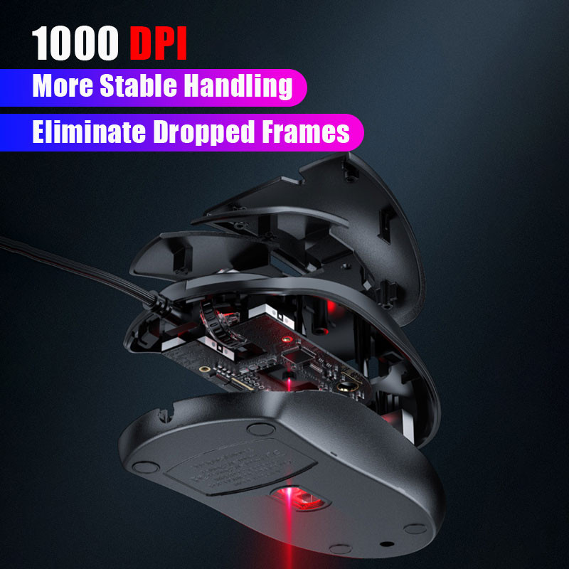 3D USB vezetékes egér Gaming Mouse Csendes Ergonomikus Optikai Egér 1000 DPI Számítógépes Egér Gamer Kompatibilis PC/Laptop/Asztali számítógépekkel