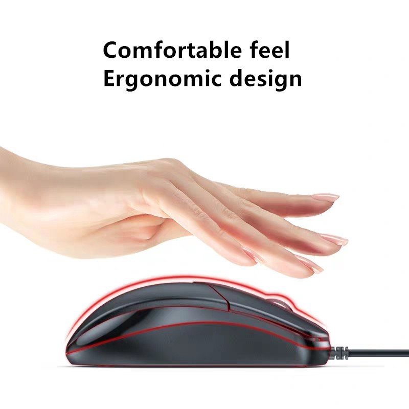 3D USB vezetékes egér Gaming Mouse Csendes Ergonomikus Optikai Egér 1000 DPI Számítógépes Egér Gamer Kompatibilis PC/Laptop/Asztali számítógépekkel