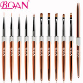 BQAN New Rose Gold körömkefe körömdíszítő ecset vonal festő ecsetek akril vékony bélés rajztoll UV gél ecset manikűr eszközök