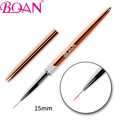 BQAN New Rose Gold körömkefe körömdíszítő ecset vonal festő ecsetek akril vékony bélés rajztoll UV gél ecset manikűr eszközök