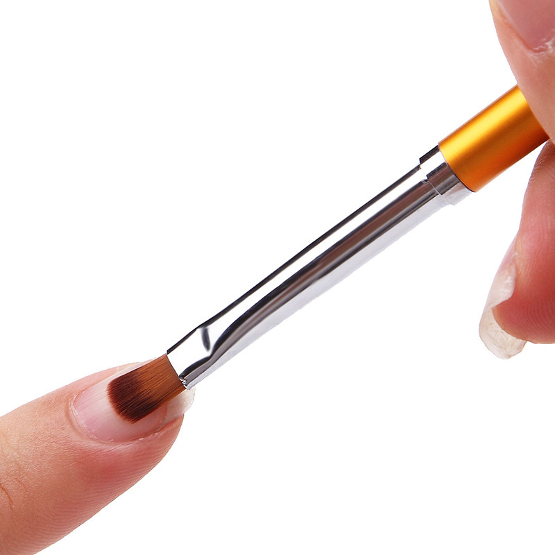 ÚJ 3db Profession Nail Art Fém fogantyú akril UV Gél Hosszabbító Építő Virág Festés Rajzecset Manikűr Eszközök Divat