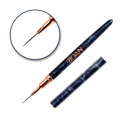 ANGNYA Nail Art Pudră lichidă acrilice sculptură UV Gel extensie perie de pictură Gradient mâner căptușeală desen Pen Instrumente de manichiură
