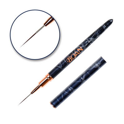 ANGNYA Nail Art Pudră lichidă acrilice sculptură UV Gel extensie perie de pictură Gradient mâner căptușeală desen Pen Instrumente de manichiură