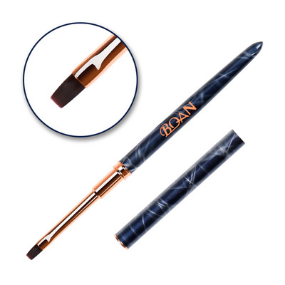 ANGNYA Nail Art Pudră lichidă acrilice sculptură UV Gel extensie perie de pictură Gradient mâner căptușeală desen Pen Instrumente de manichiură