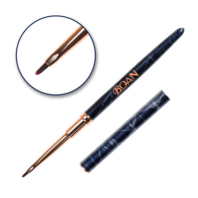 ANGNYA Nail Art Pudră lichidă acrilice sculptură UV Gel extensie perie de pictură Gradient mâner căptușeală desen Pen Instrumente de manichiură