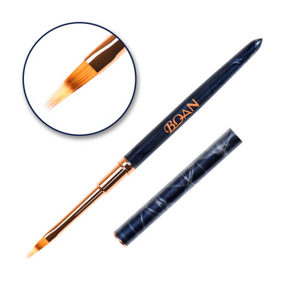 ANGNYA Nail Art Pudră lichidă acrilice sculptură UV Gel extensie perie de pictură Gradient mâner căptușeală desen Pen Instrumente de manichiură