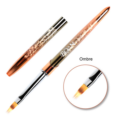 ANGNYA Nail Art Pudră lichidă acrilice sculptură UV Gel extensie perie de pictură Gradient mâner căptușeală desen Pen Instrumente de manichiură