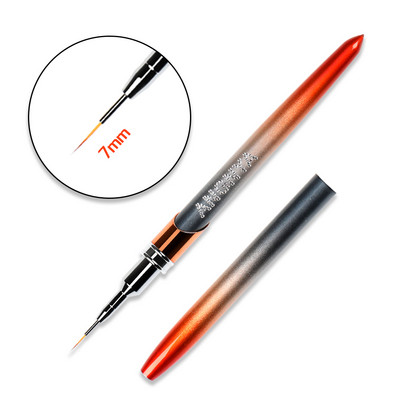 ANGNYA Nail Art Pudră lichidă acrilice sculptură UV Gel extensie perie de pictură Gradient mâner căptușeală desen Pen Instrumente de manichiură