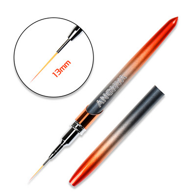 ANGNYA Nail Art Pudră lichidă acrilice sculptură UV Gel extensie perie de pictură Gradient mâner căptușeală desen Pen Instrumente de manichiură