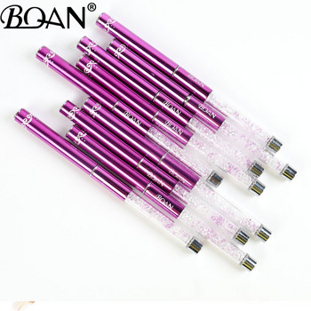 BQAN Πινέλο νυχιών Nail Art Line Πινέλα ζωγραφικής Crystal Acrylic Thin Liner Σχέδιο στυλό Εργαλεία μανικιούρ UV Gel