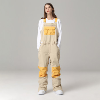 Hot 2022 Νέο λουράκι παντελόνι σκι αδιάβροχο αντιανεμικό ανδρικό και γυναικείο παντελόνι από χιόνι Cluster Snowbording outdoor ρούχα
