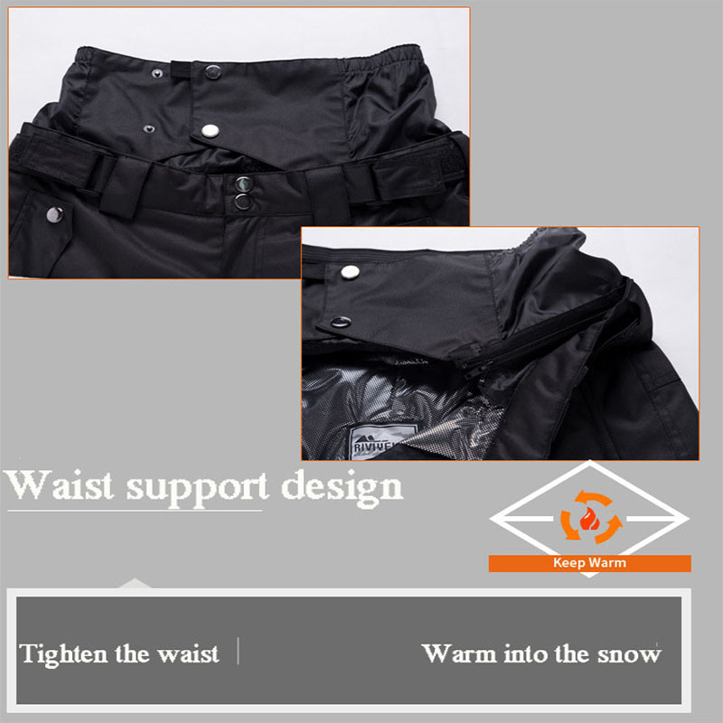 Slidinėjimo kelnės vyrų ir moterų lauko aukštos kokybės vėjui atsparios vandeniui šiltos poros sniego kelnės žieminės slidinėjimo snieglenčių kelnės prekės ženklas