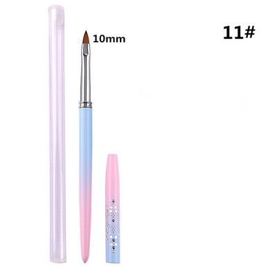 15 stil Nail Art Metal Gradient French Smile Moon Iregular Brush Acrilic Polish UV Gel Extension Tools Manichiura