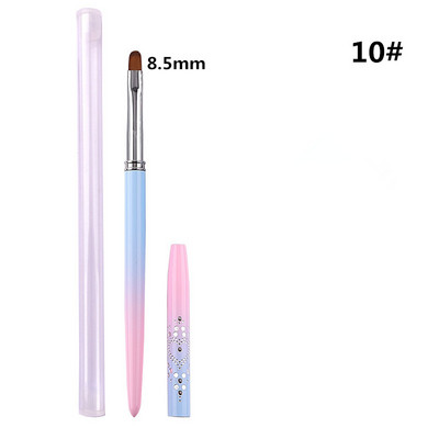 15 stil Nail Art Metal Gradient French Smile Moon Iregular Brush Acrilic Polish UV Gel Extension Tools Manichiura