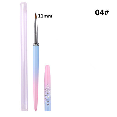 15 stil Nail Art Metal Gradient French Smile Moon Iregular Brush Acrilic Polish UV Gel Extension Tools Manichiura