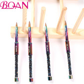 Orbitor Kolinsky Perie acrilice pentru unghii Design de unghii Mărgele de cristal Mâner cu știfturi cu strass Picker Ceară Creion Manichiură Nail Art Tool