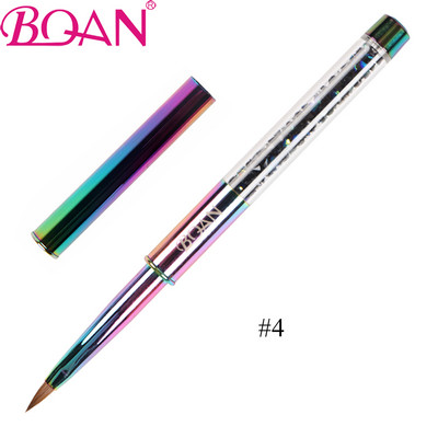 Orbitor Kolinsky Perie acrilice pentru unghii Design de unghii Mărgele de cristal Mâner cu știfturi cu strass Picker Ceară Creion Manichiură Nail Art Tool