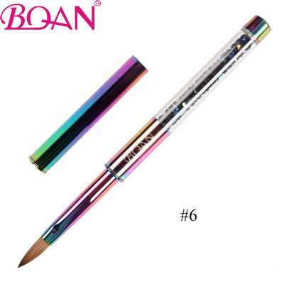 Orbitor Kolinsky Perie acrilice pentru unghii Design de unghii Mărgele de cristal Mâner cu știfturi cu strass Picker Ceară Creion Manichiură Nail Art Tool