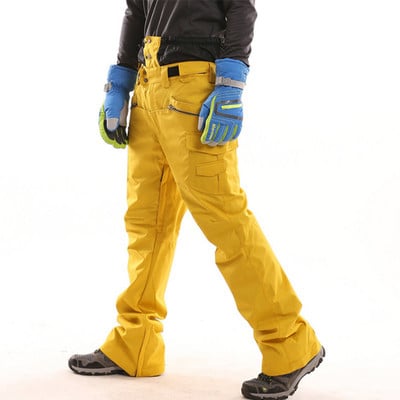 Pantaloni de snowboard Goexplore, bărbați, femei, impermeabili, rezistenți la vânt, respirabili, termici, iarna, sport de munte, pantaloni de zăpadă, pantaloni de schi pentru bărbați