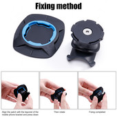 Ghidon de bicicletă Suport pentru telefon albastru Suport pentru telefon pentru motocicletă MTB Blocare de securitate Suport reglabil Suport de montare pentru bicicletă