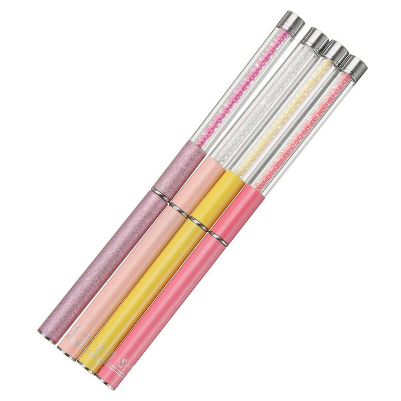 Monja Nail Art French Lines Stripes Liner Brush Gėlių dizainas Piešimas Piešimo rašiklis „Pasidaryk pats“ nagų šepetėliai Home „Pasidaryk pats“ manikiūro įrankis