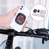 Motociklo dviračio telefono laikiklis Universalus vairo koto laikiklis Reguliuojamas smūgiams atsparus tvirtinimo laikiklis išmaniojo telefono laikikliui