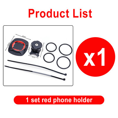 Motociklo dviračio telefono laikiklis Universalus vairo koto laikiklis Reguliuojamas smūgiams atsparus tvirtinimo laikiklis išmaniojo telefono laikikliui