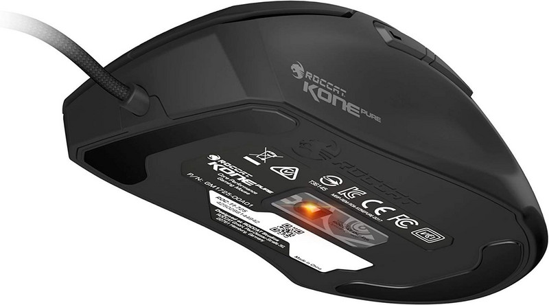 ROCCAT Kone Pure Owl-Eye 12000 dpi optikai érzékelős RGB játékegér, fekete