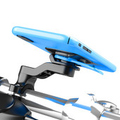 Plavi držač za telefon za bicikl otporan na udarce, upravljač motocikla, podrška za navigaciju, nosač za bicikl, držač, stalak za iPhone Xiaomi