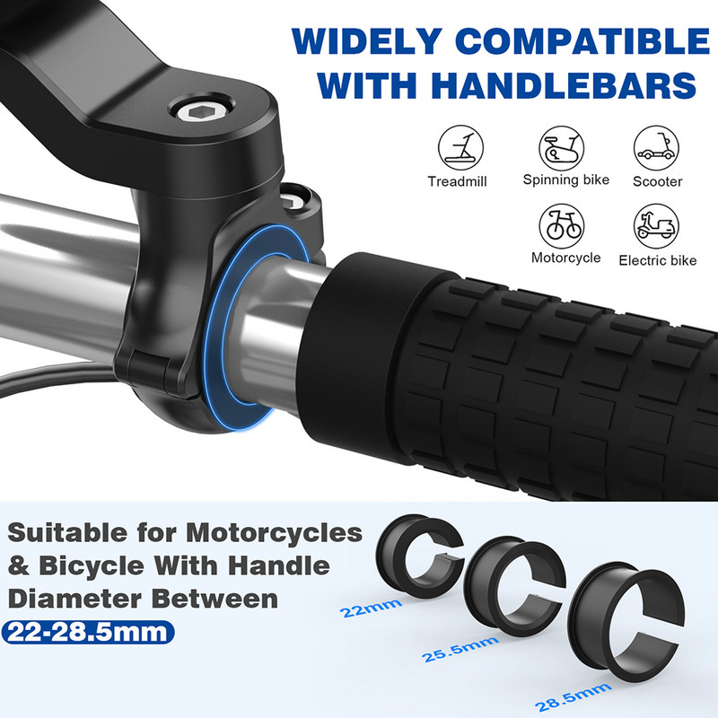 Βάση τηλεφώνου ποδηλάτου μοτοσικλέτας 15W ασύρματος φορτιστής τιμόνι βάση στήριξης Οθόνη αφής Βάση κινητού τηλεφώνου για iPhone Xiaomi