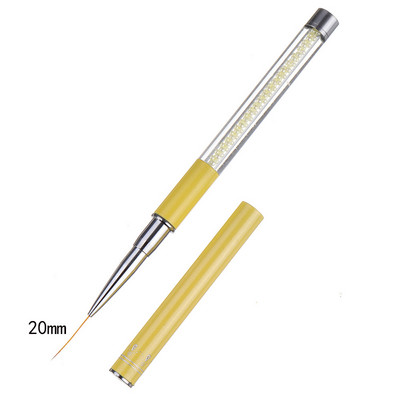 Kist za nokte Slikanje linija Akrilna olovka Gel za crtanje Alat za manikuru Duljine 5 mm 7 mm 11 mm 20 mm Alati za dodatke za nokte