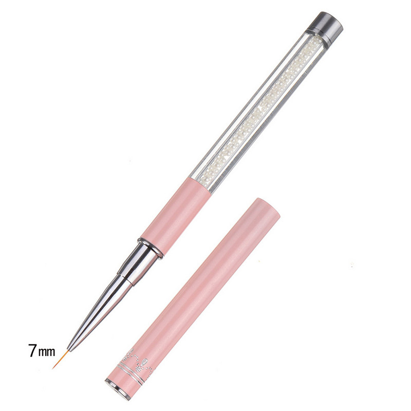 Kist za nokte Slikanje linija Akrilna olovka Gel za crtanje Alat za manikuru Duljine 5 mm 7 mm 11 mm 20 mm Alati za dodatke za nokte