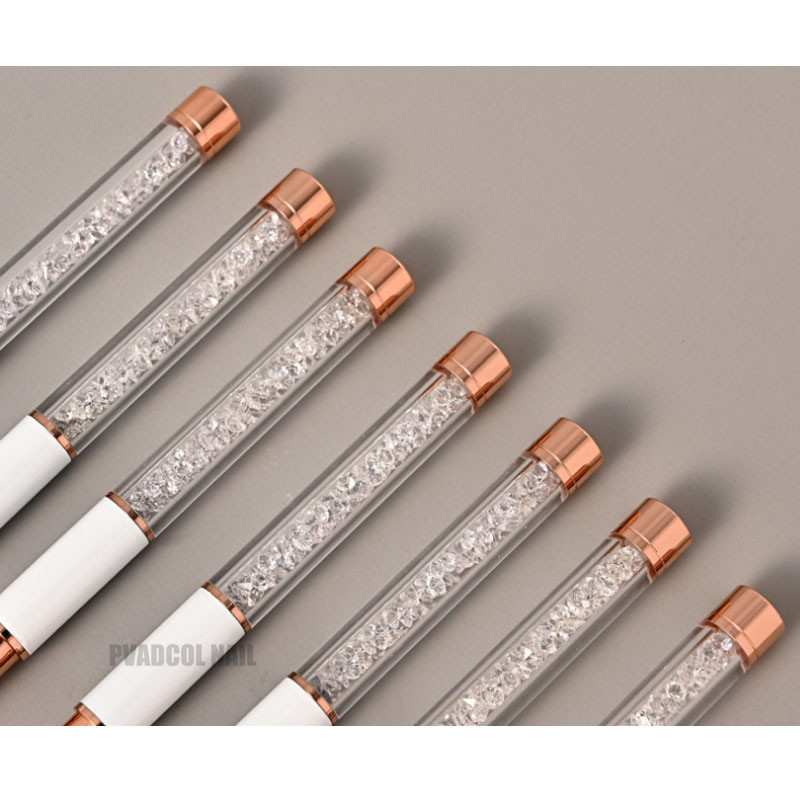 100% grynas Kolinsky akrilinis ovalus nagų šepetėlis skystos pudros nagų dailės šepetėlis Pasirinkite dydį