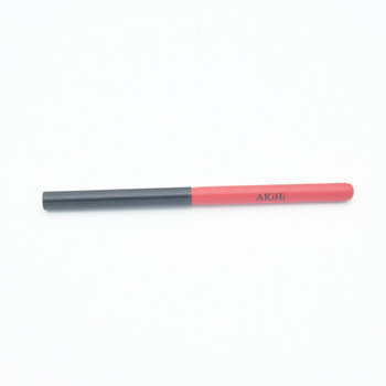 Στυλό μανικιούρ AKiHi Diagonal Flat Brushes Nail UV Gel Arts με μεταλλικό καπάκι τρισδιάστατο σχέδιο