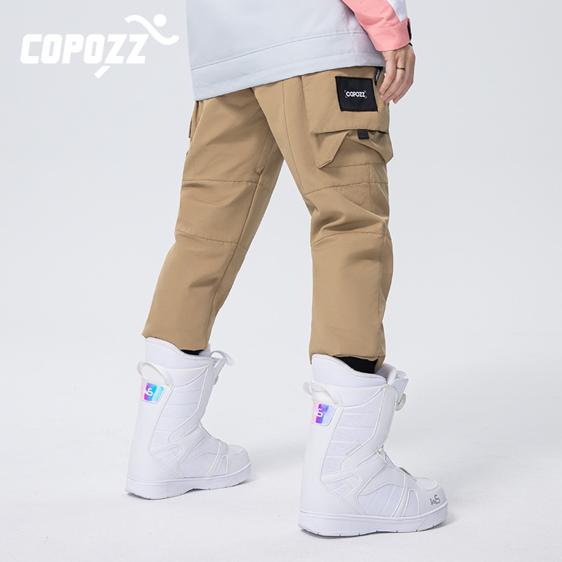 COPOZZ Vyrai Moteriškos Slidinėjimo Kelnės Slidinėjimo įranga Šilta Neperpučiama Žieminės Slidinėjimo Kelnės Neperšlampamos Lauko Sportiniai Apranga Snieglentė