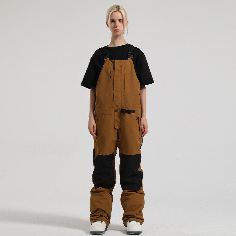 2023 m. žiemos nauji kombinezonai vientisos slidinėjimo kelnės, moteriškos lauko snieglenčių kombinezonai, vyriški, neperšlampami, vandeniui atsparūs slidinėjimo kostiumai, šiltos sniego kelnės