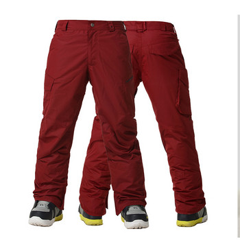 Цветове GS Brand Snow Pants Костюм за сноуборд Панталони 10k Водоустойчив Ветроустойчив Дишащ Зимни спортове на открито Ски за мъже